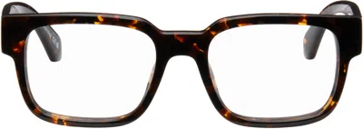 Off-white Brown Style 80 Glasses In Havana