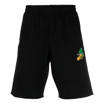 Off-white Brush Arrow Bermuda Shorts 'black'