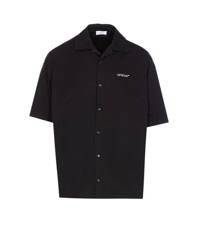 OFF-WHITE BRUSH ARROW BOWLING SHIRT