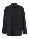 Off-white Graphic Print Shirt Chest Pocket In Black