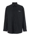 Off-white Graphic Print Shirt Chest Pocket In Black