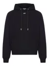 Off-white Hooded Sweatshirt Featuring Graphic Print In Black