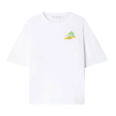 Pre-owned Off-white Brush Arrow Skate T-shirt 'white/multicolor'