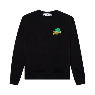 Pre-owned Off-white Brush Arrow Slim Crewneck 'black/multicolor'