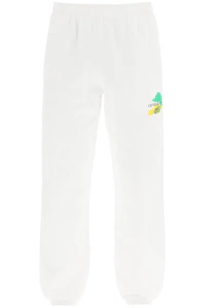Off-white 'brush Arrow' Sweatpants In White