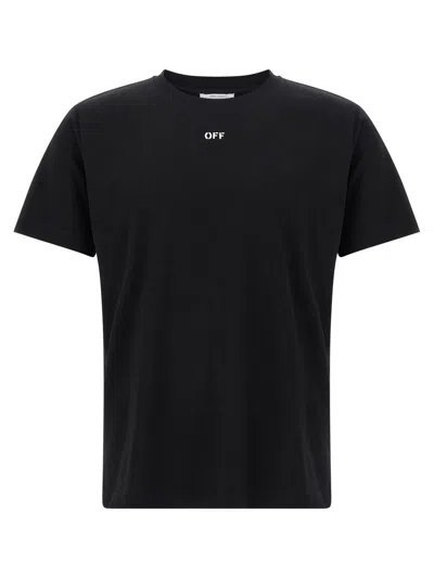 Off-white Graphic Brush Arrow Print T-shirt And Vest In Black