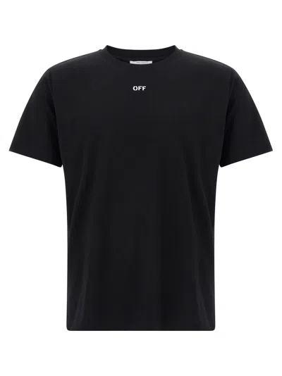 Off-white Graphic Brush Arrow Print T-shirt And Vest In Black