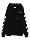 Off-white Ink Arrow Skate Hoodie In Black