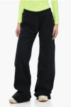 Off-white Brushed Cotton Straight Fit Round Joggers
