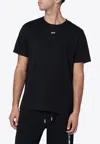 Off-white Black T-shirt With Arrow Print In Black