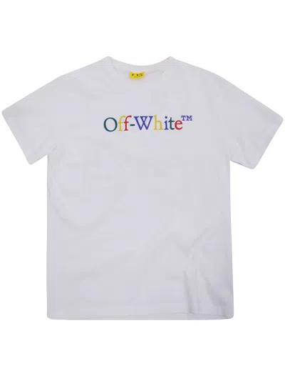 Off-white Kids' "bts Arrow" Ruler Tee Ss In White