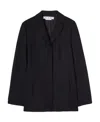 Off-white Buckle Light Wo Relaxed Jkt Black No Col In Black