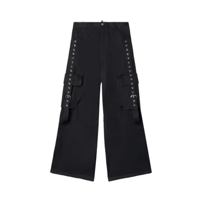 Pre-owned Off-white Buckles Cargo Pants 'black'