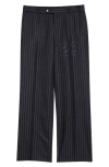 OFF-WHITE BUFFALO PINSTRIPE SLIM FIT WOOL BLEND PANTS