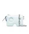 Off-white Burrow-20 Leather Shoulder Bag In White