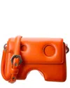 Off-white Burrow Leather Shoulder Bag (authentic )