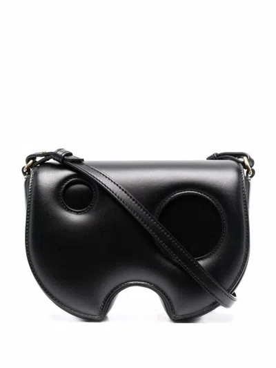 Off-white Burrow Saddle Bag In Black