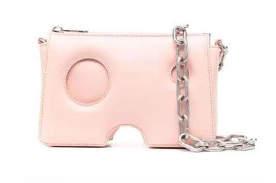 Pre-owned Off-white Burrow Zipped Pouch 20 Pink