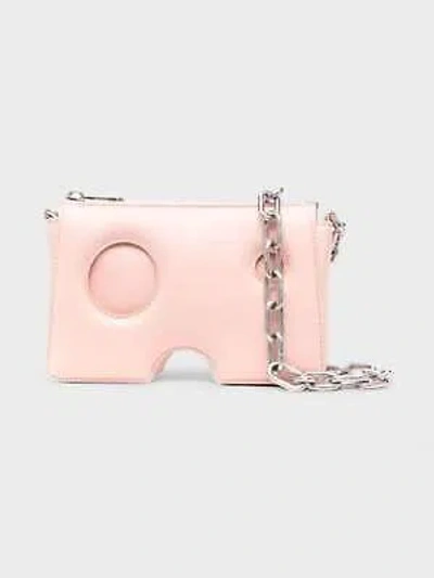 Pre-owned Off-white Off White Burrow Zipped Pouch 20 Pink