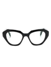 Off-white Eyeglasses Oerj074 Style 74 In Black