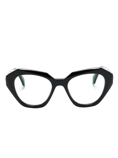 Off-white Butterfly-frame Glasses In Black
