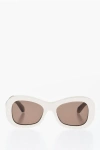 Off-white Butterfly Pablo Sunglasses With Contrasting Rods In Gray
