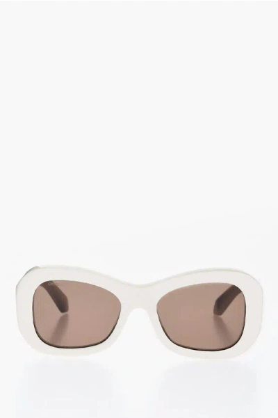 Off-white Butterfly Pablo Sunglasses With Contrasting Rods In Gray