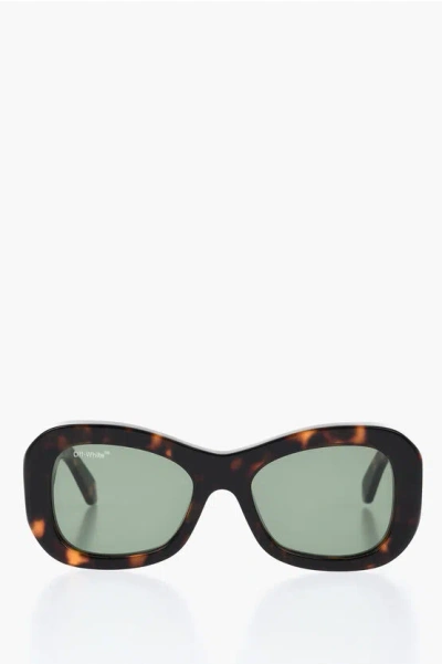 Off-white Butterfly Pablo Sunglasses With Tortoiseshell Frame In Multi
