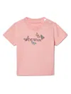 Off-white Butterfly T-shirt In 粉色