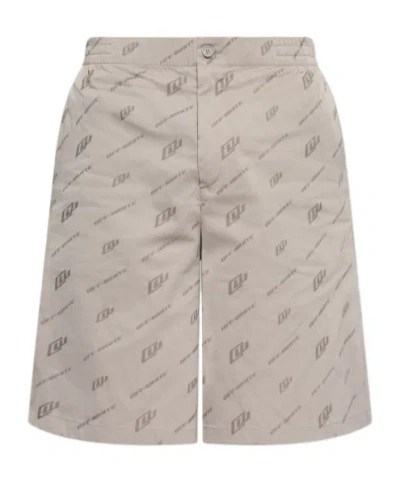 Off-white Logo-print Shorts In Multi