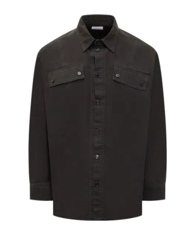OFF-WHITE OFF-WHITE BUTTON-UP LONG-SLEEVED JACKET