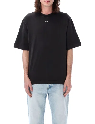 Off-white Bw Matthew Skate S/s T-shirt In Black Grey