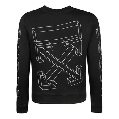 Off-white C O Virgil Abloh 3d Diag Lines Sweater 'black White'