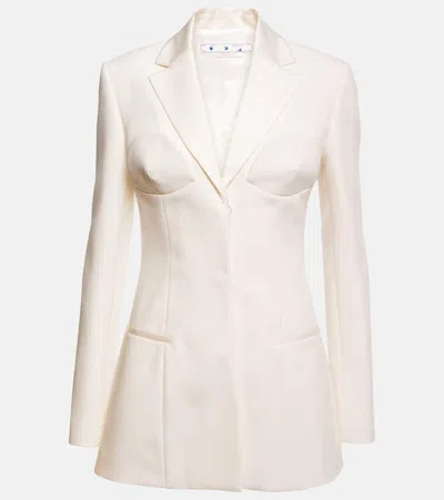 Off-white Cady Blazer In White