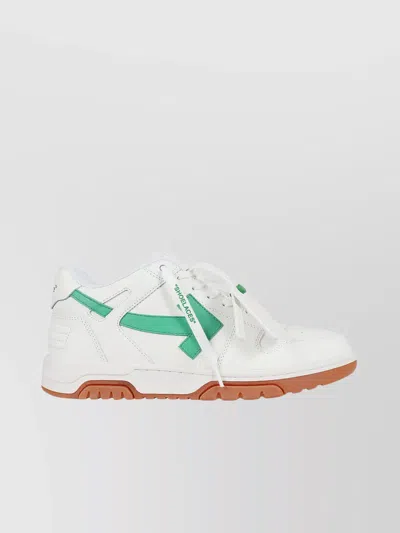 Off-white Calf Leather Low-top Sneakers In White