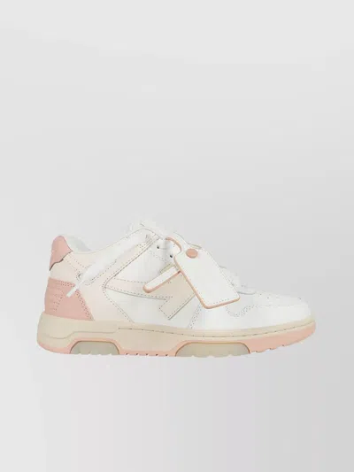 Off-white Calf Leather Low-top Sneakers In White