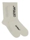 Off-white Men's Socks With Logo | Size Large | Omra085c99kni001 In White