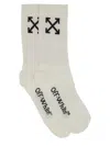 Off-white White Cotton Socks In White