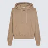 OFF-WHITE CAMEL COTTON SWEATSHIRT