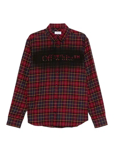 OFF-WHITE CAMISA - ROJO OSCURO