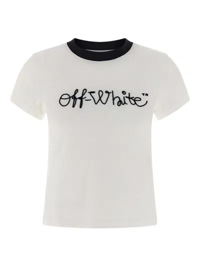 OFF-WHITE CAMISETA - AZUL