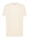 Off-white Crew Neck Soft Fabric T-shirt
