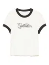 Off-white Signature Logo Crewneck T-shirt In White