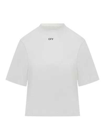 Off-white Tee Logo In White