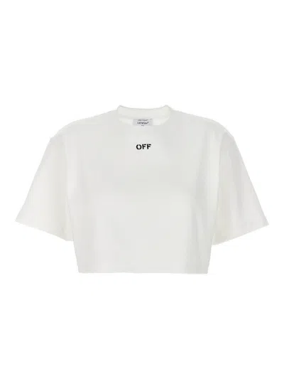 Off-white Off Stamp T-shirt In White