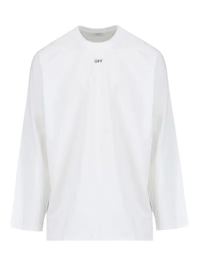 Off-white Skate Sweatshirt With Off Logo In White Black