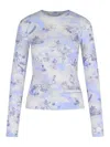 Off-white Off White Multicolor Polyamide Blend T Shirt In Multicolour