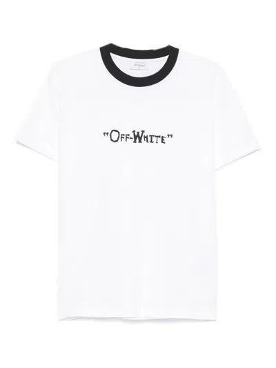 Off-white Logo-print T-shirt In Black