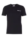 Off-white Arrow Print Crewneck Short Sleeve T-shirt In Black
