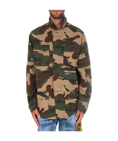 OFF-WHITE CAMOUFLAGE CASUAL JACKET